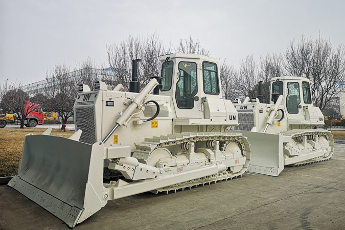 世界有我，山推助力聯(lián)合國維和任務(wù)。